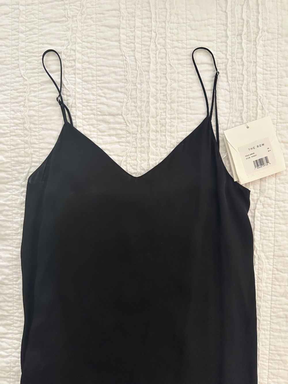 NWT The Row Kole Maxi Dress | Black | XS | Cupro Vegan Silk - Picture 5 of 9